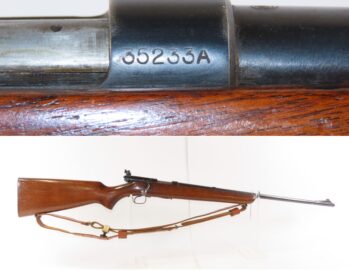 Pre-64 WINCHESTER Model 43 .218 BEE Bolt Action C&R HUNTING/SPORTING Rifle With LEATHER SLING and RECEIVER DRILLED & TAPPED