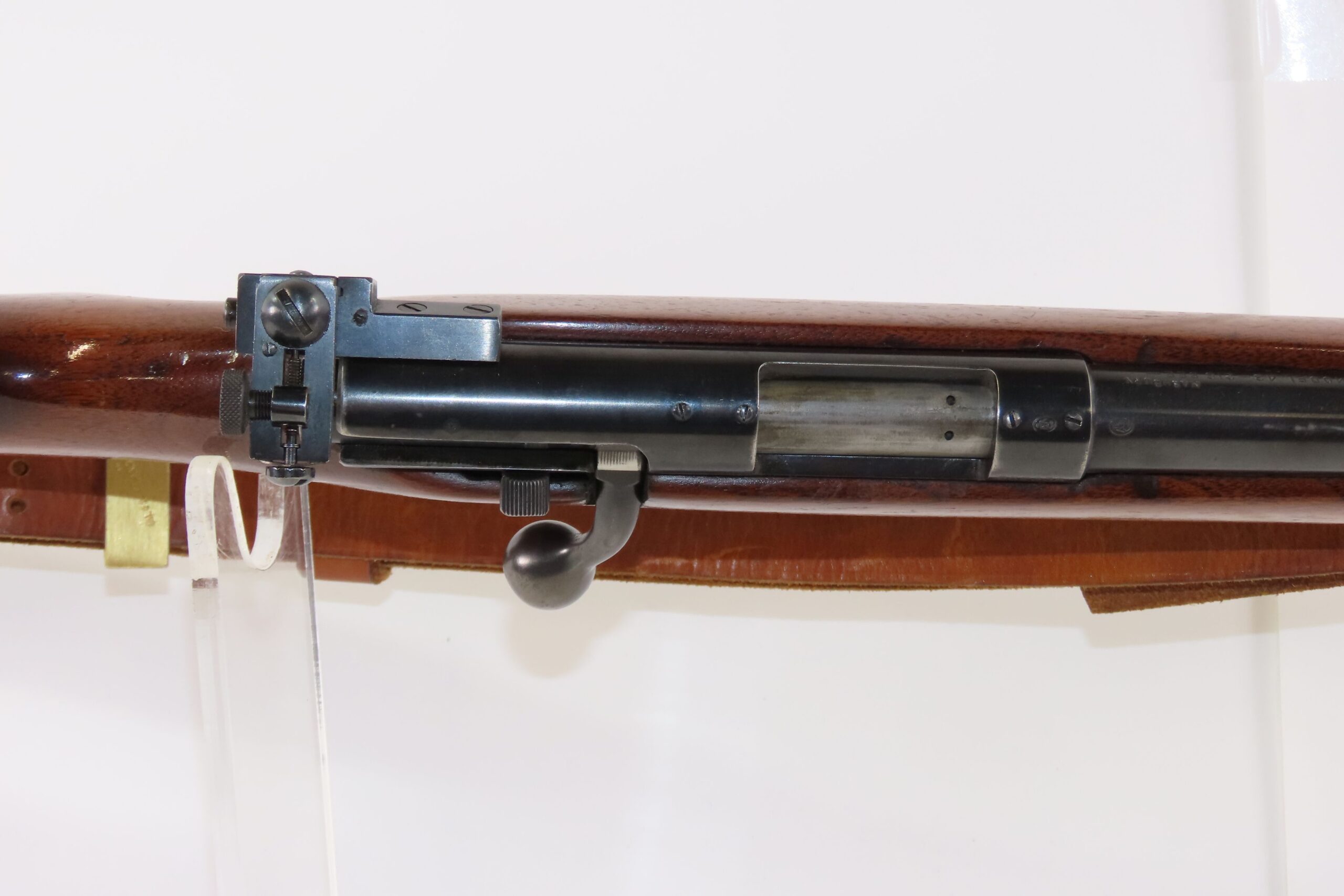 Pre-64 WINCHESTER Model 43 .218 BEE Bolt Action C&R HUNTING/SPORTING Rifle With LEATHER SLING and RECEIVER DRILLED & TAPPED - Image 12