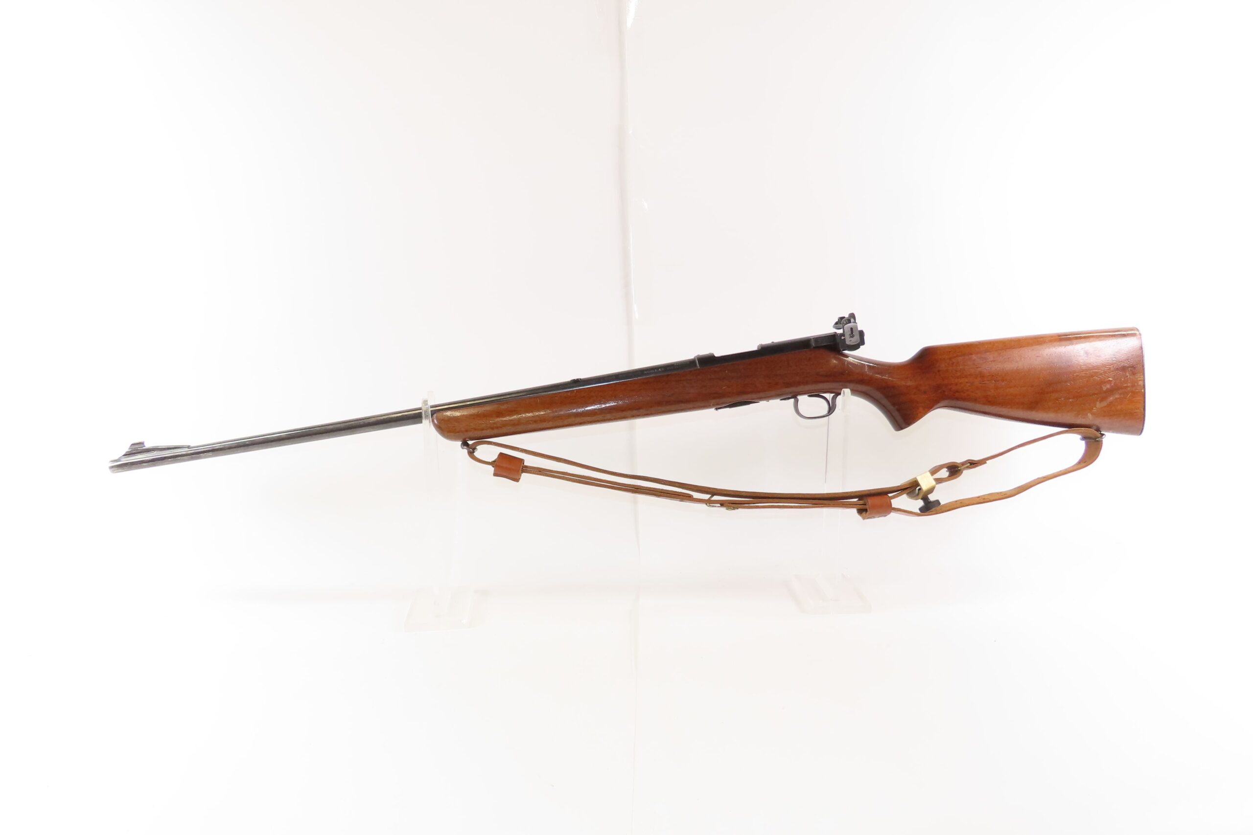 Pre-64 WINCHESTER Model 43 .218 BEE Bolt Action C&R HUNTING/SPORTING Rifle With LEATHER SLING and RECEIVER DRILLED & TAPPED - Image 15