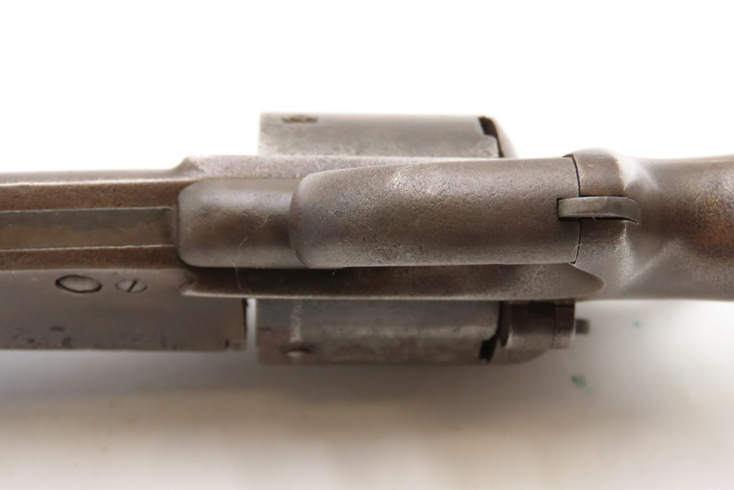 RARE CIVIL WAR Antique ALLEN & WHEELOCK Center Hammer LIPFIRE NAVY Revolver 1 of 250 .36 Cal. LIPFIRE Revolvers Made circa 1861 - Image 14