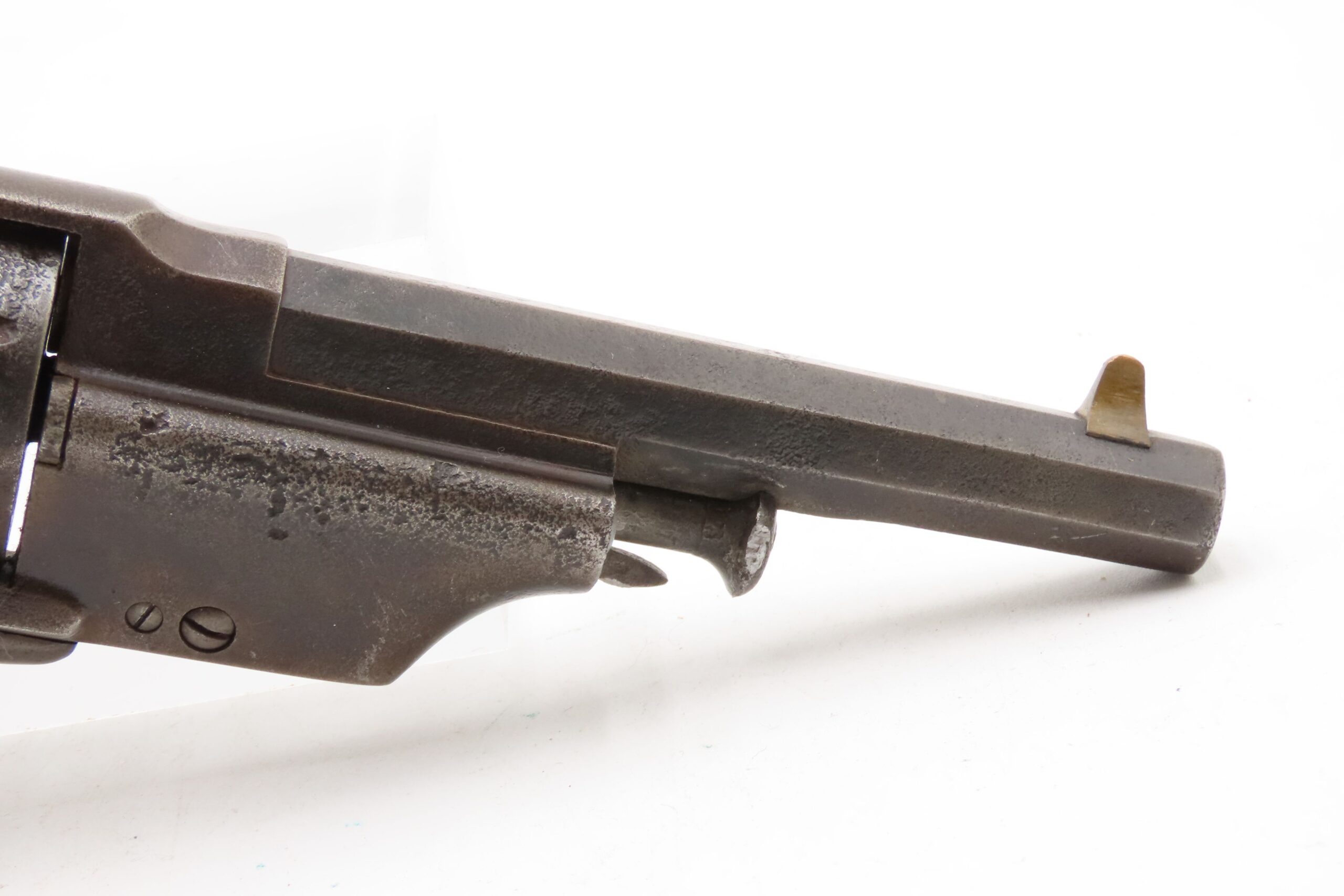 RARE CIVIL WAR Antique ALLEN & WHEELOCK Center Hammer LIPFIRE NAVY Revolver 1 of 250 .36 Cal. LIPFIRE Revolvers Made circa 1861 - Image 19