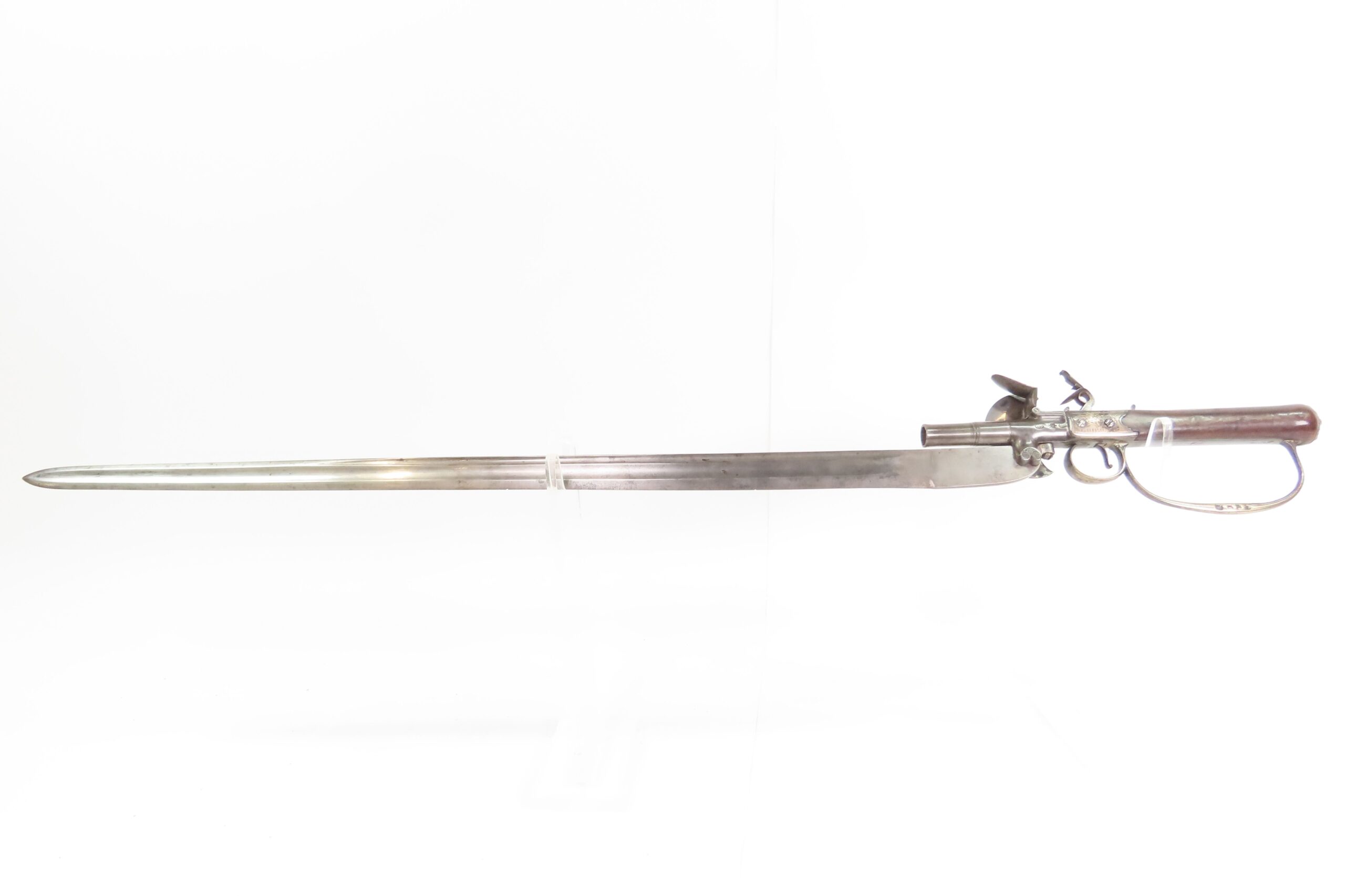 LONDON Antique CHARLES GRIERSON Silver Hilted Flintlock SWORD PISTOL .45 Gunmaker to His Majesty KING GEORGE III - Image 8