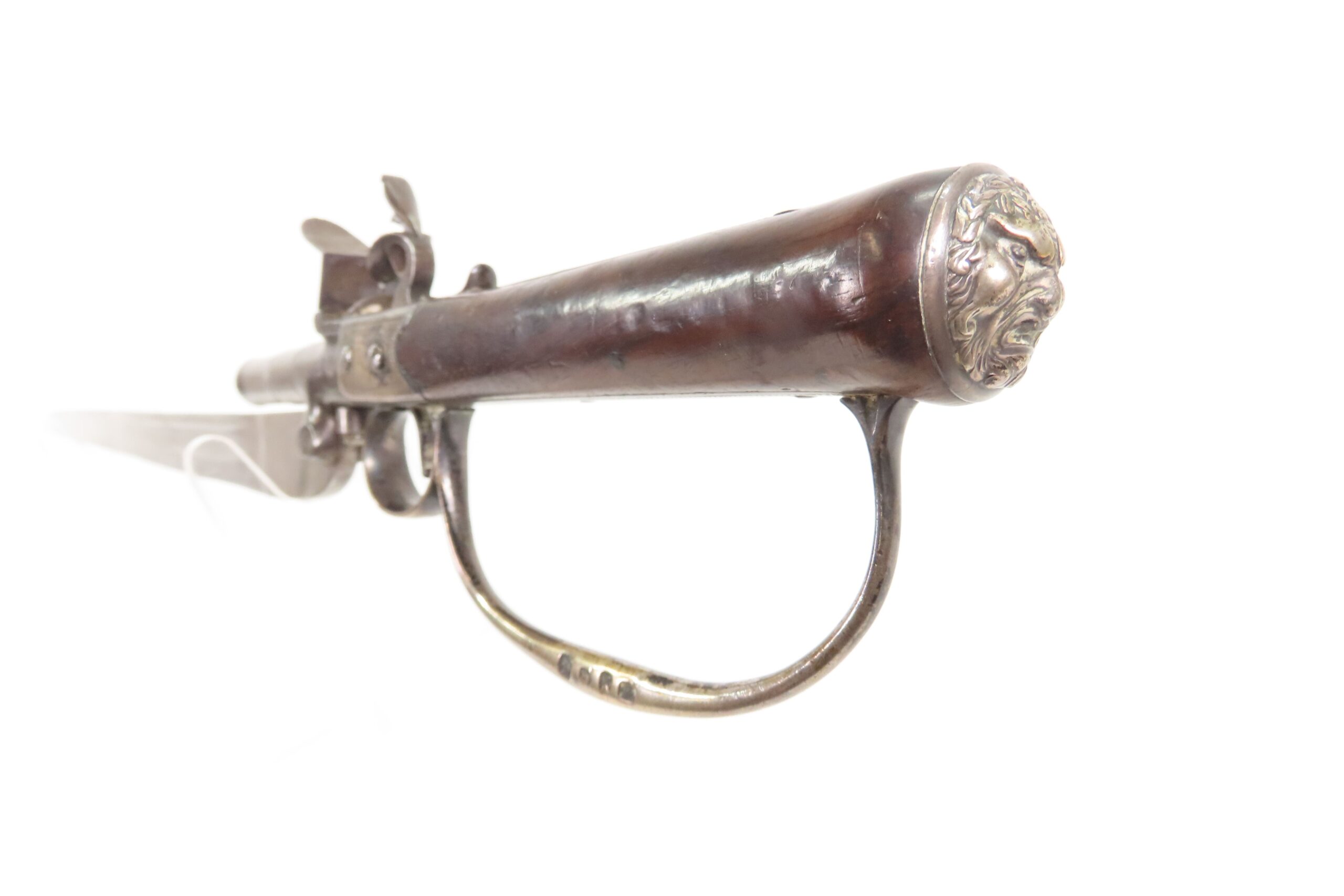LONDON Antique CHARLES GRIERSON Silver Hilted Flintlock SWORD PISTOL .45 Gunmaker to His Majesty KING GEORGE III - Image 16