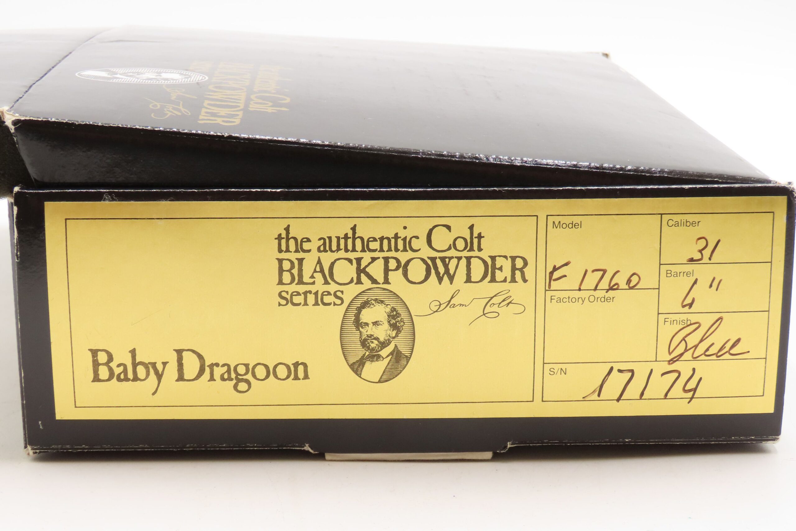 BOXED Antique COLT “Black Powder Series” BABY DRAGOON Percussion Revolver Original Gun Known as the “GAMBLER’S FIFTH ACE” - Image 4