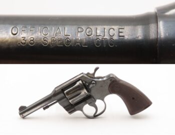 COLT “OFFICIAL POLICE” .38 Special Double Action SELF DEFENSE Revolver C&R 6-Shot Revolver Used by POLICE FORCES and the US Military