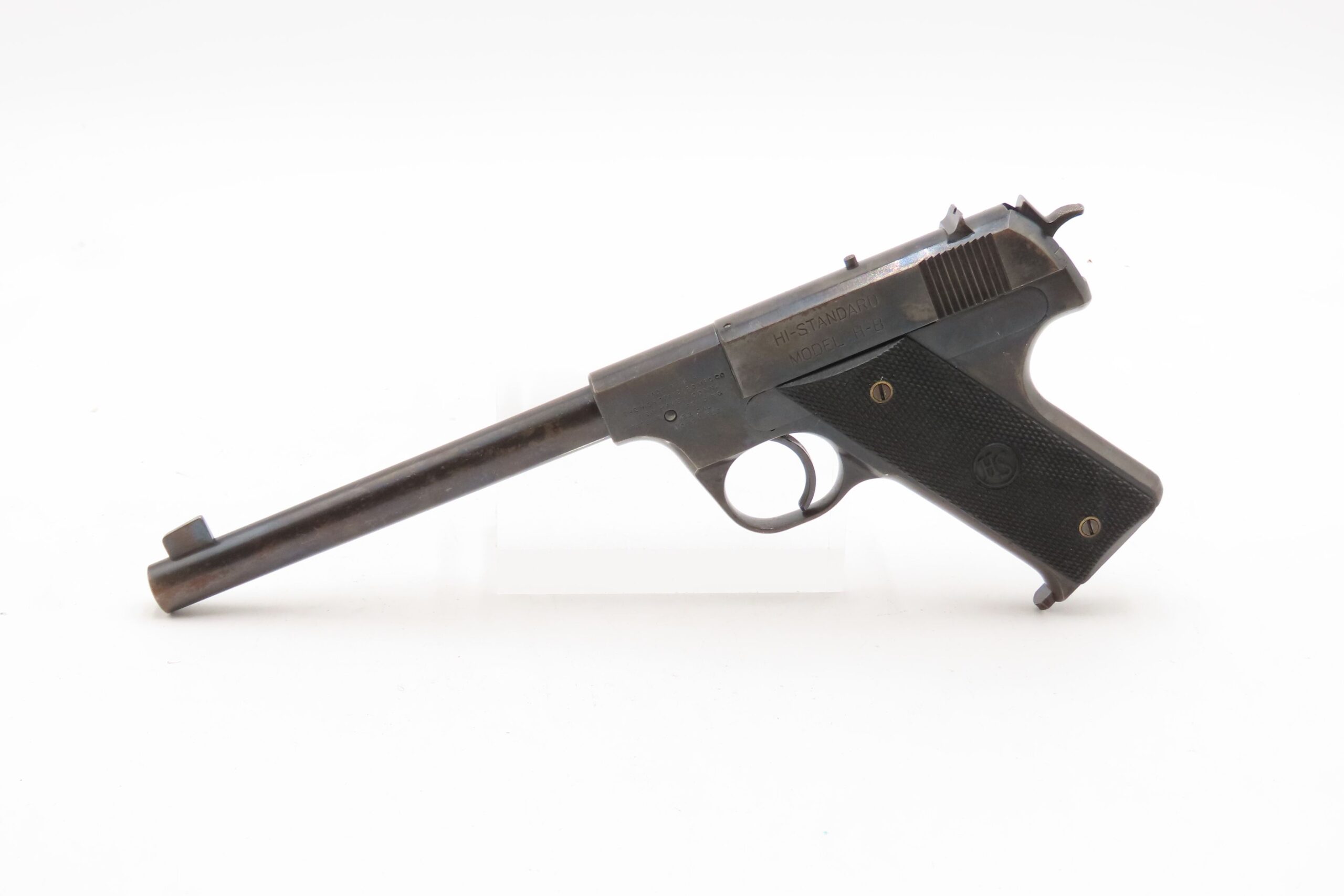 1940 mfr. HIGH STANDARD “Model H-B” .22 LR RF Semi-Auto TARGET Pistol C&R WW II Era w/Reputation for RELIABILITY & ACCURACY - Image 3