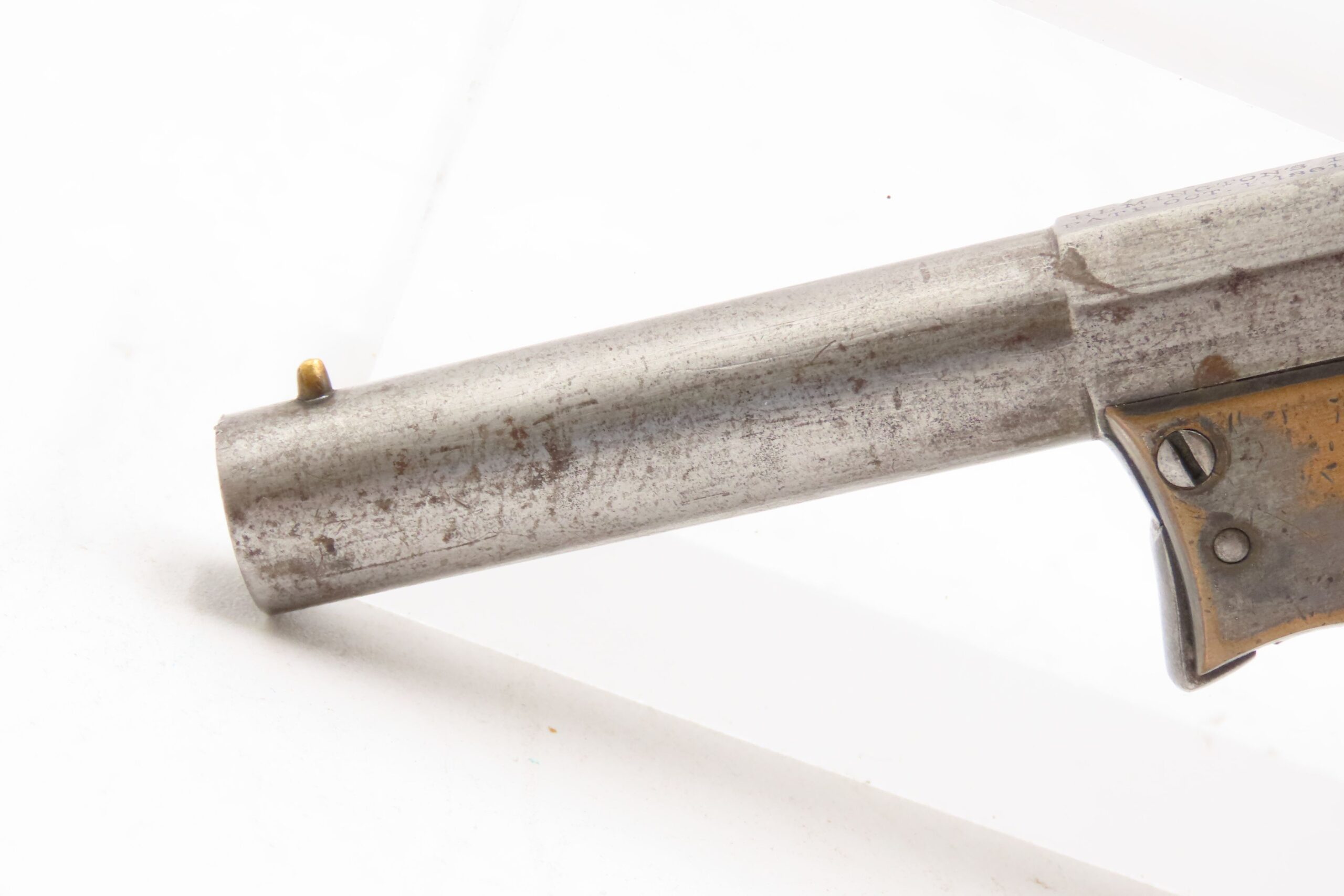 REMINGTON Antique SAW HANDLE No. 2 “Vest Pocket” .32 RF DERRINGER Pistol SCARCE 1 of 10,000 Made During Production Run - Image 6