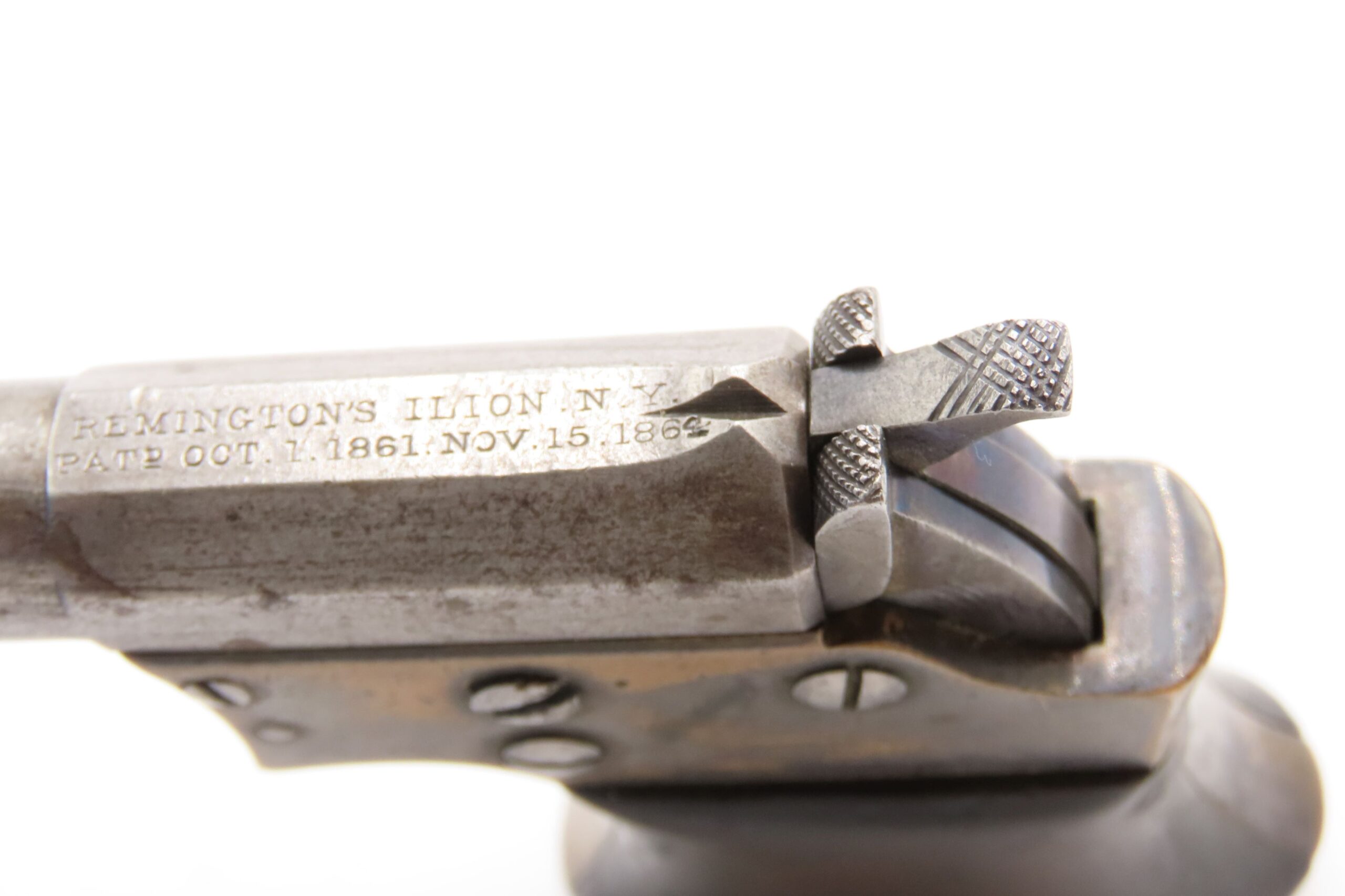 REMINGTON Antique SAW HANDLE No. 2 “Vest Pocket” .32 RF DERRINGER Pistol SCARCE 1 of 10,000 Made During Production Run - Image 8