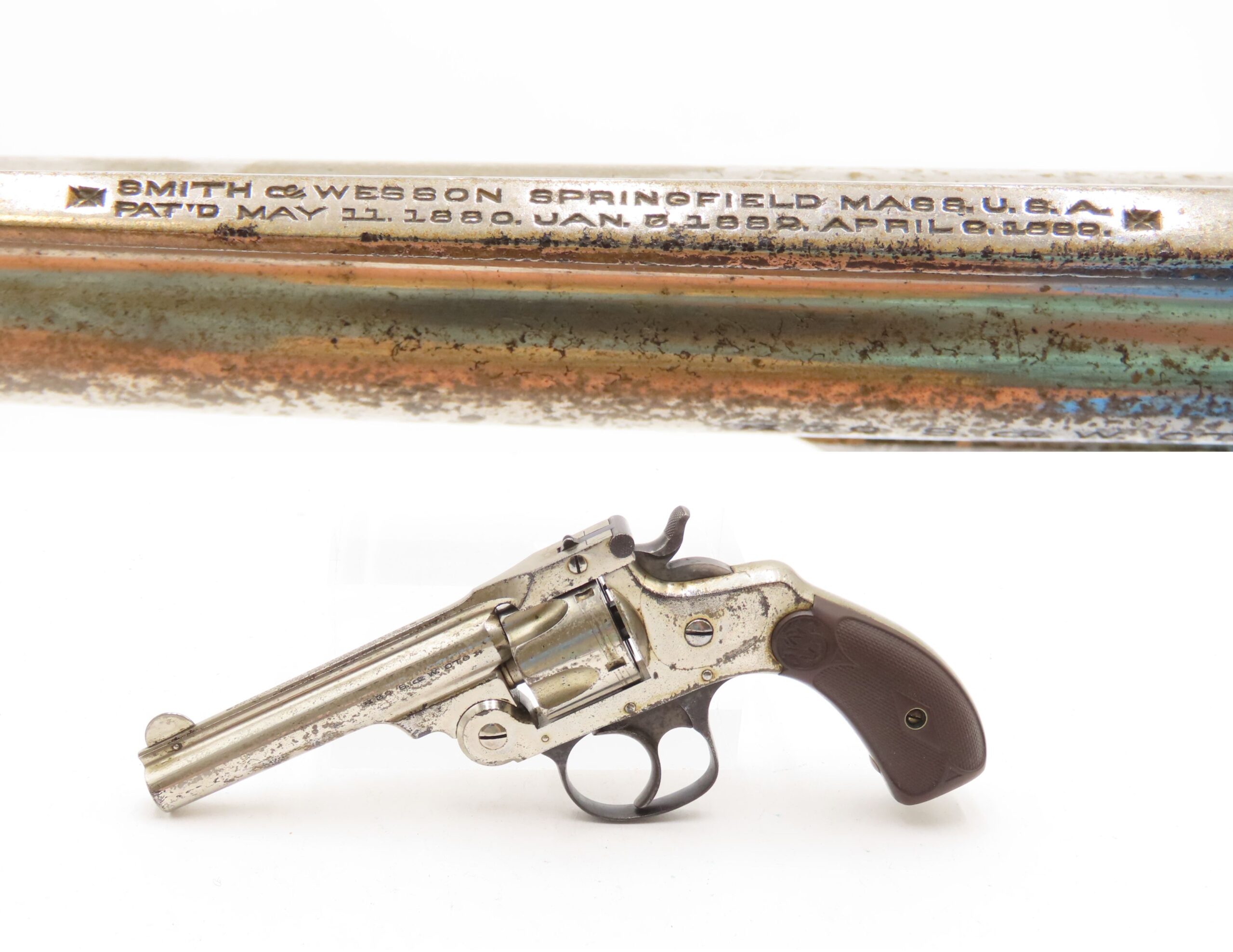 SMITH & WESSON .32 S&W Top Break DA Pocket Carry SELF DEFENSE Revolver C&R Turn of the Century .32 S&W Conceal & Carry Revolver