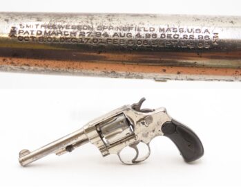SMITH & WESSON .32 S&W Hand Ejector Model of 1903 SELF DEFENSE Revolver C&R 1914-15 Mfg. CONCEAL & CARRY Nickel Plated Handgun