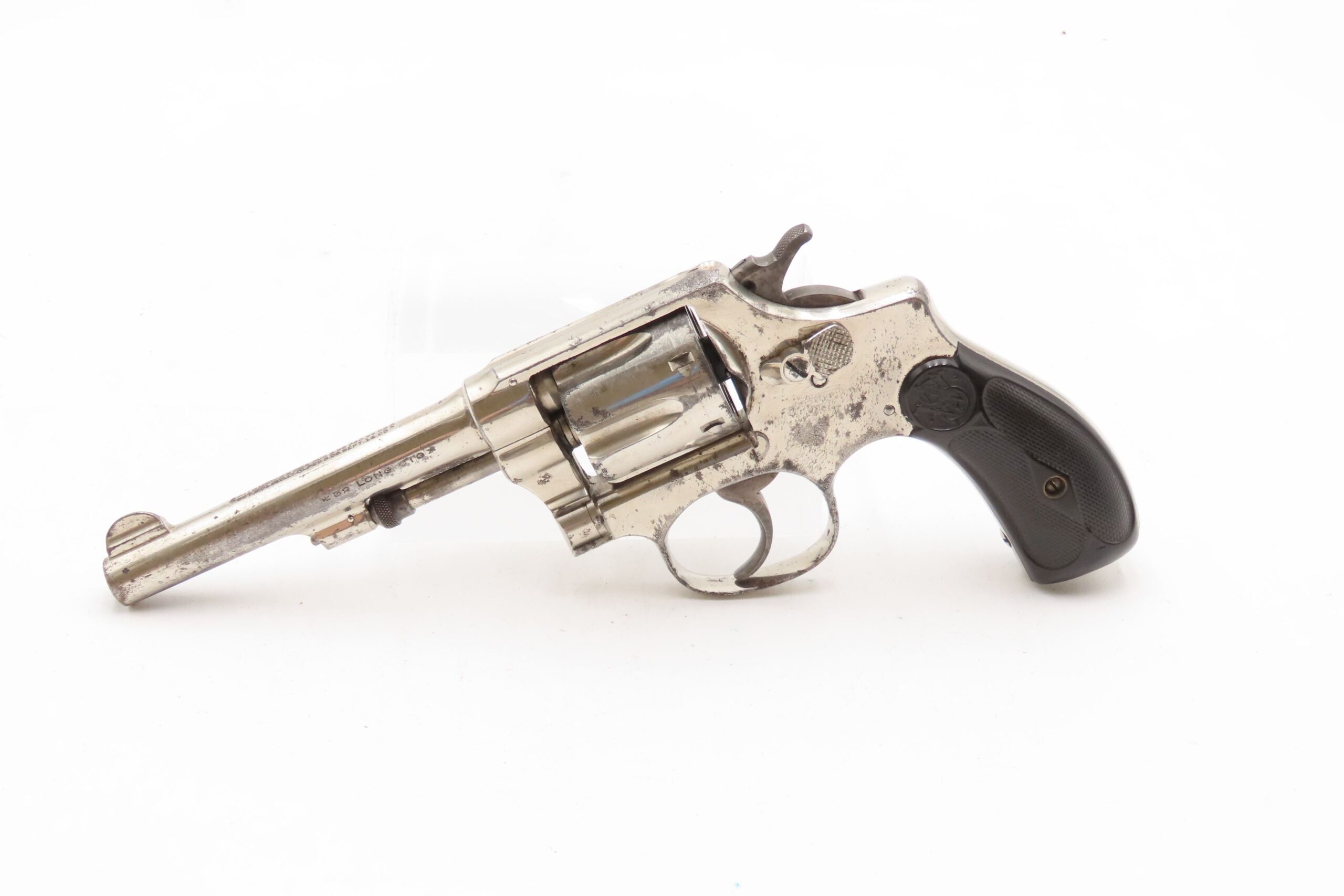 SMITH & WESSON .32 S&W Hand Ejector Model of 1903 SELF DEFENSE Revolver C&R 1914-15 Mfg. CONCEAL & CARRY Nickel Plated Handgun - Image 3