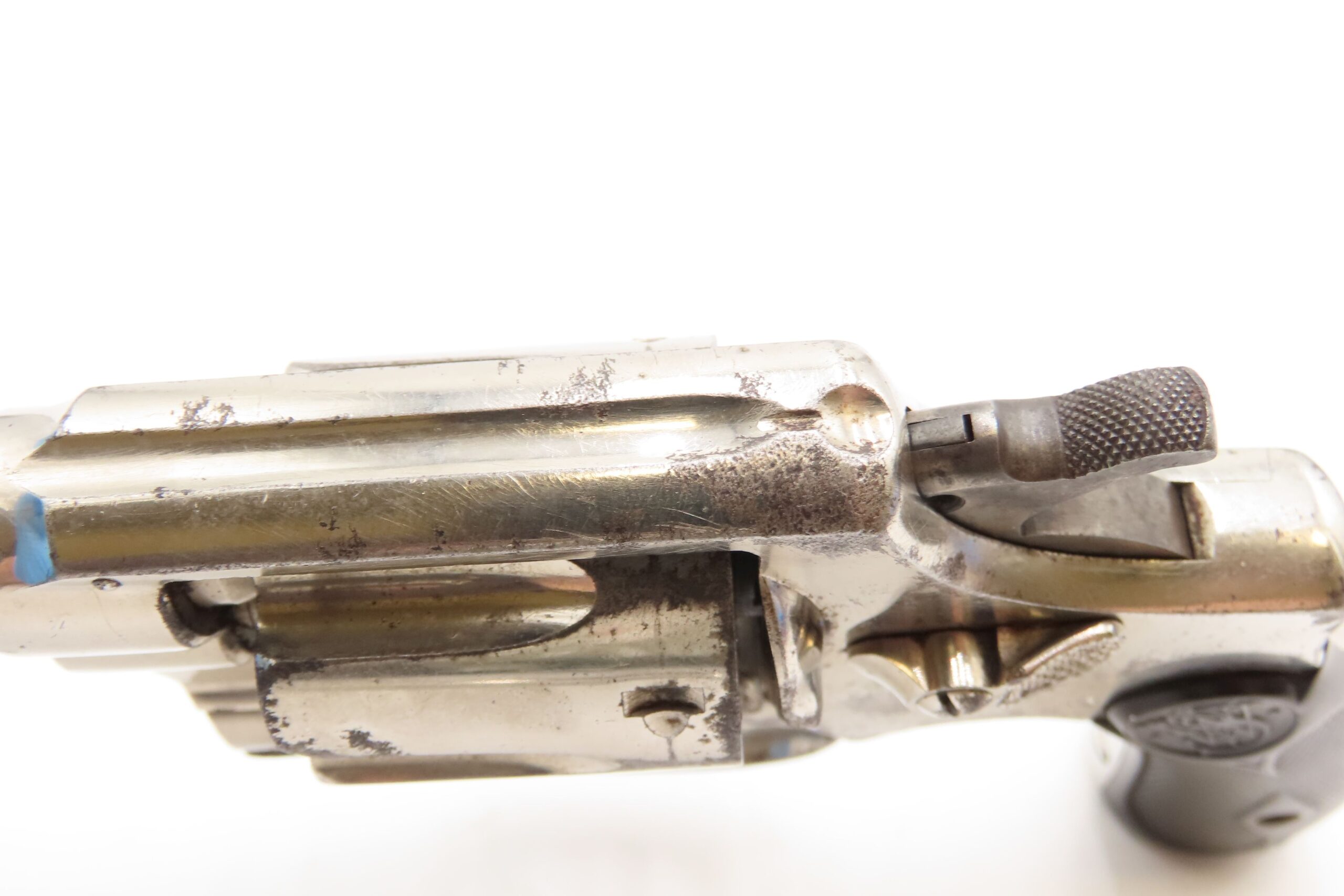 SMITH & WESSON .32 S&W Hand Ejector Model of 1903 SELF DEFENSE Revolver C&R 1914-15 Mfg. CONCEAL & CARRY Nickel Plated Handgun - Image 9