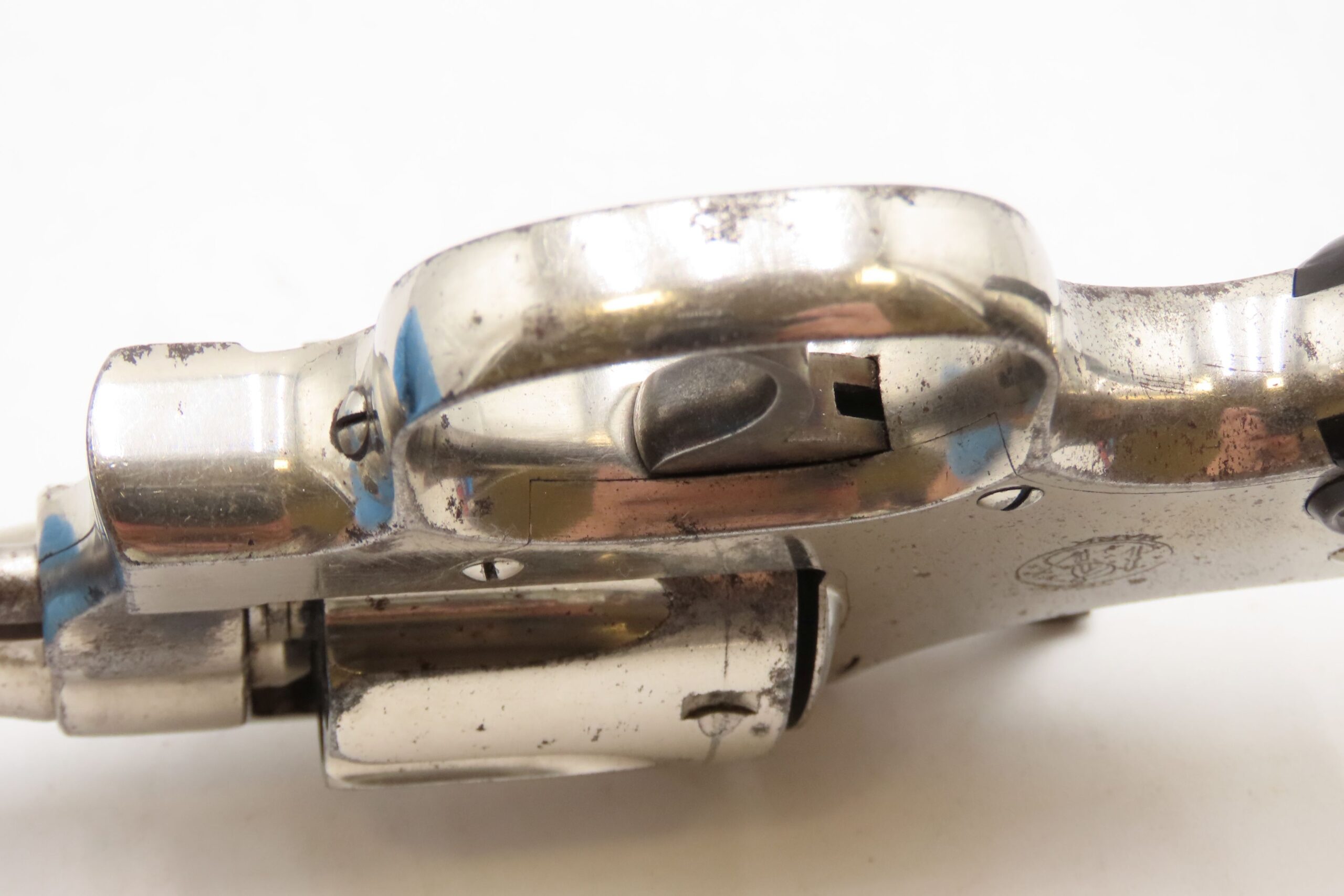 SMITH & WESSON .32 S&W Hand Ejector Model of 1903 SELF DEFENSE Revolver C&R 1914-15 Mfg. CONCEAL & CARRY Nickel Plated Handgun - Image 14