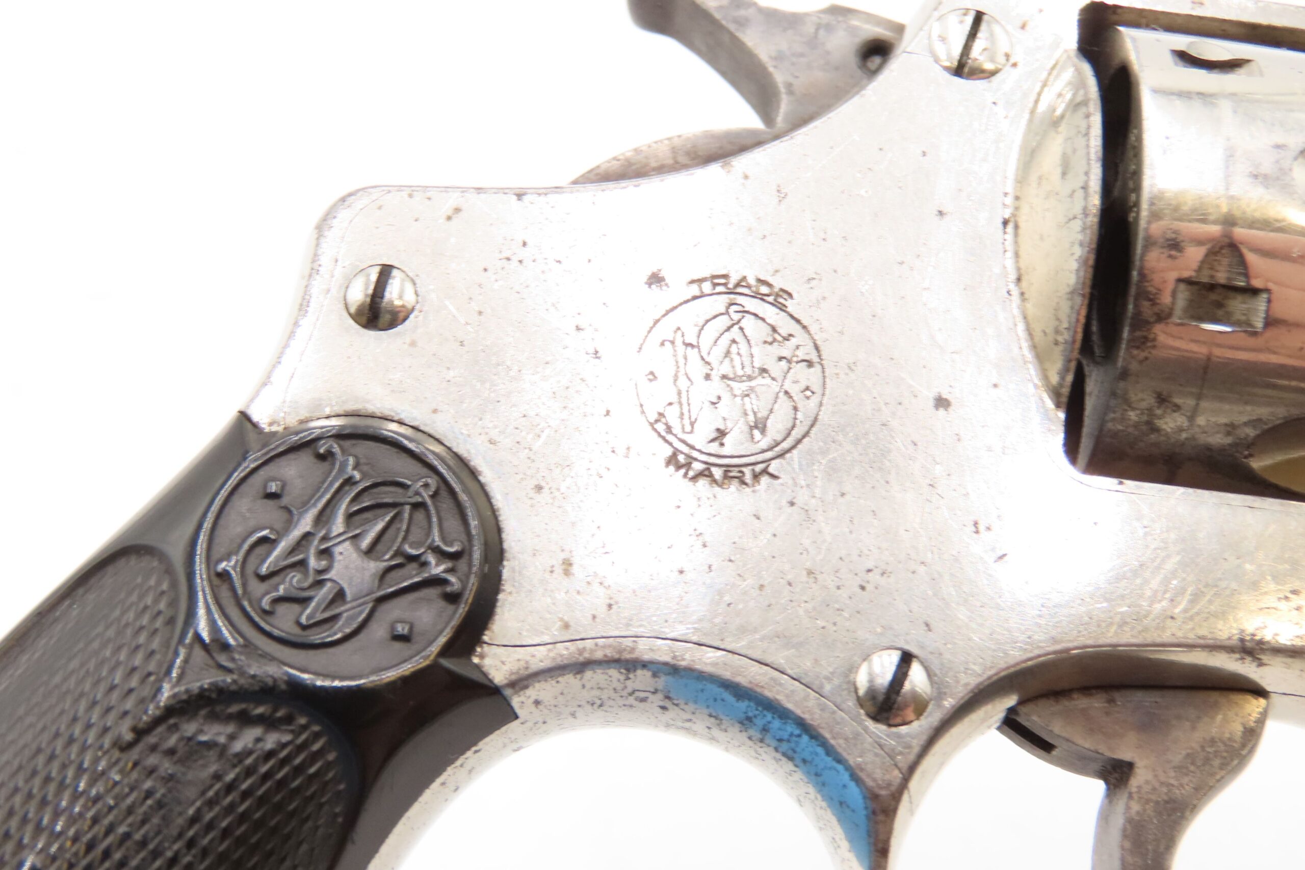 SMITH & WESSON .32 S&W Hand Ejector Model of 1903 SELF DEFENSE Revolver C&R 1914-15 Mfg. CONCEAL & CARRY Nickel Plated Handgun - Image 16