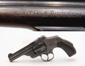 New Departure SMITH & WESSON .38 Safety Hammerless SELF DEFENSE Handgun C&R S&W CONCEAL & CARRY Revolver BLUED FINISH