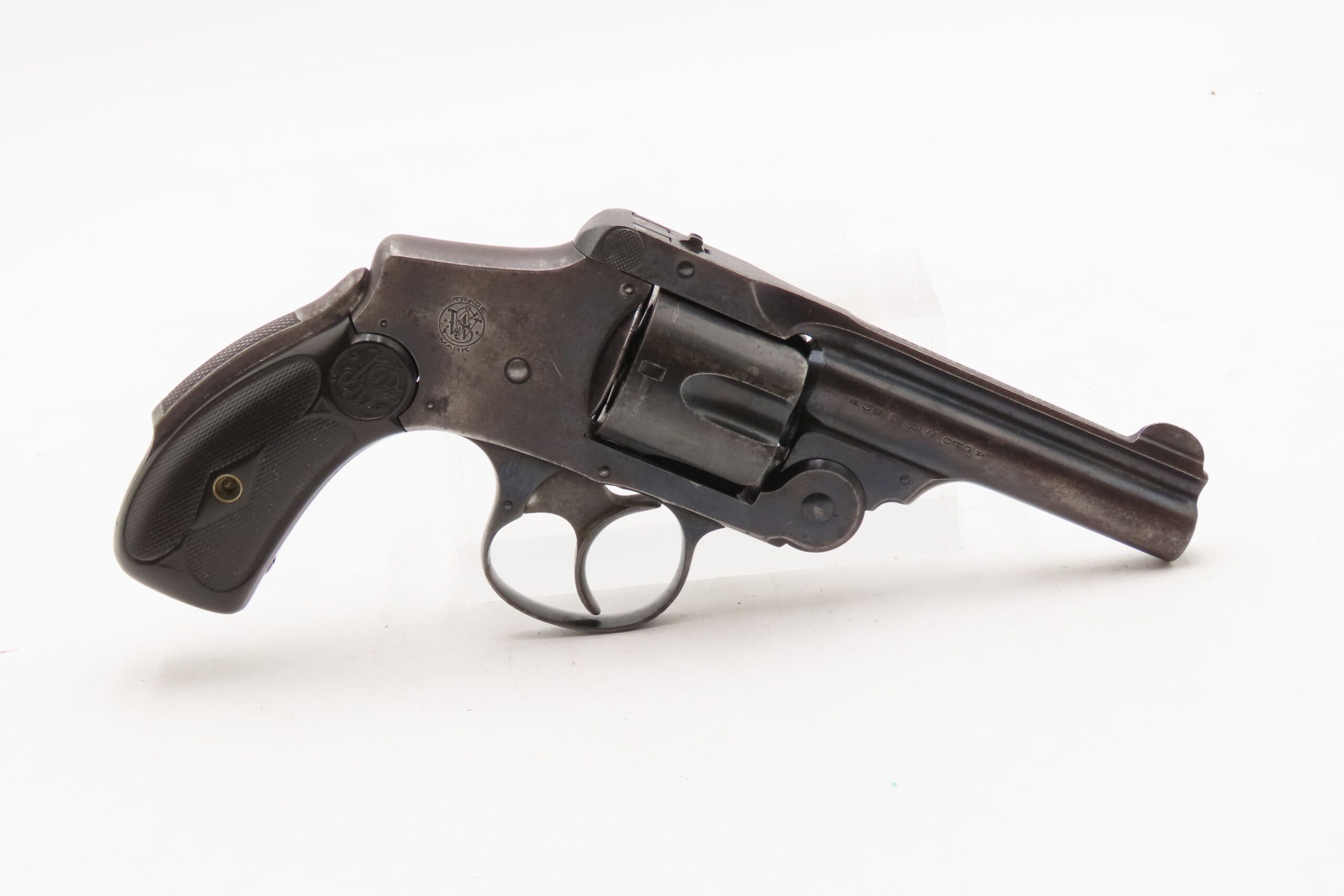 New Departure SMITH & WESSON .38 Safety Hammerless SELF DEFENSE Handgun C&R S&W CONCEAL & CARRY Revolver BLUED FINISH - Image 18