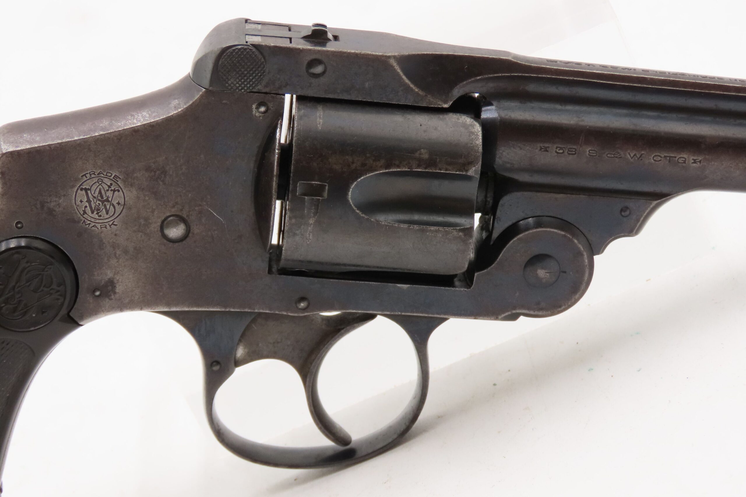 New Departure SMITH & WESSON .38 Safety Hammerless SELF DEFENSE Handgun C&R S&W CONCEAL & CARRY Revolver BLUED FINISH - Image 20