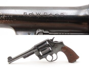 SMITH & WESSON Commercial M1917 .45 Double Action “*” Reworked Revolver C&R With AMERICAN EAGLE Proof on Underside of Barrel