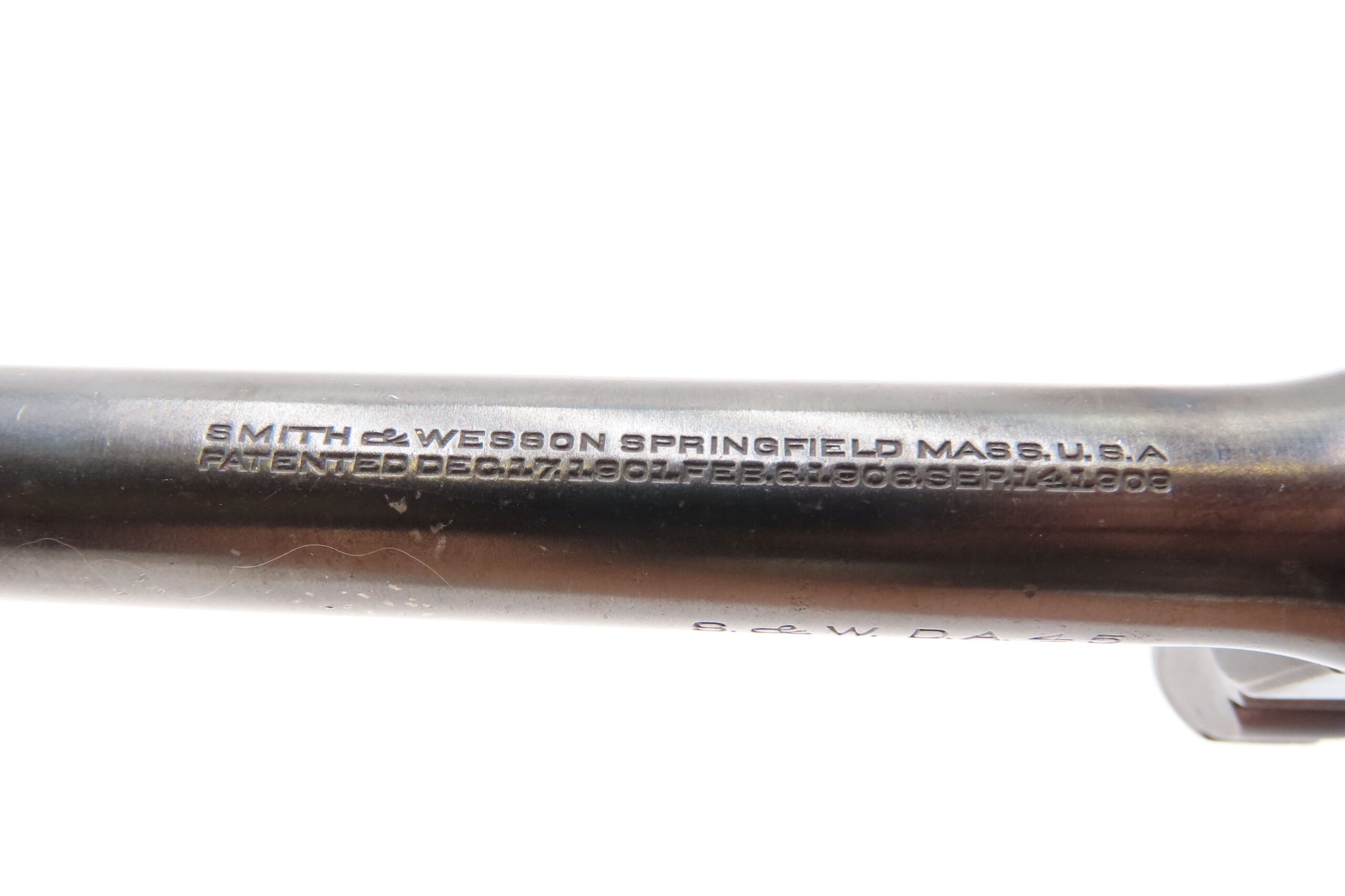 SMITH & WESSON Commercial M1917 .45 Double Action “*” Reworked Revolver C&R With AMERICAN EAGLE Proof on Underside of Barrel - Image 10