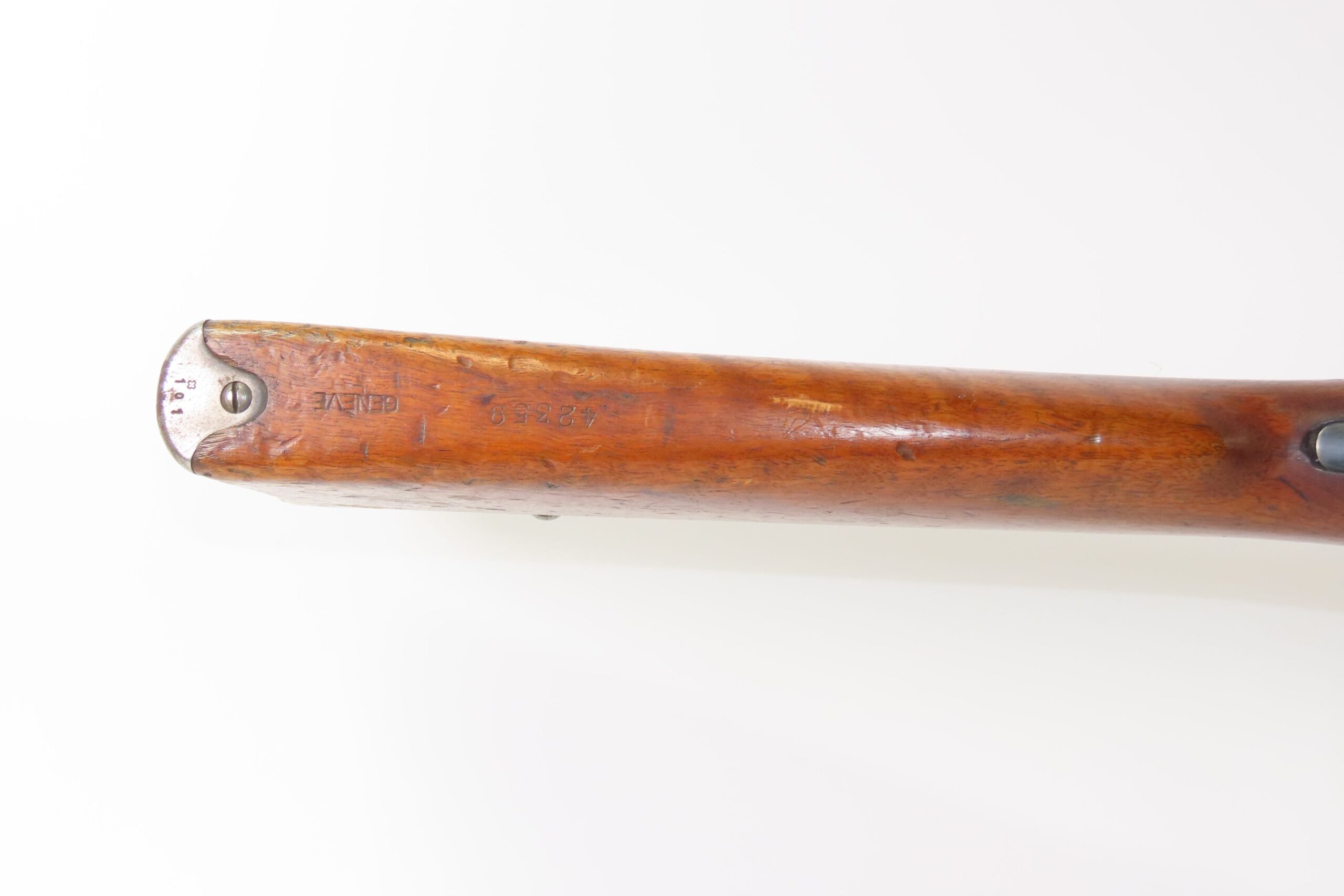 SWISS M1896/11 Straight Pull SCHMIDT-RUBIN 7.5x55mm C&R MILITARY Rifle WWI Era 1910s Swiss INFANTRY Rifle - Image 13