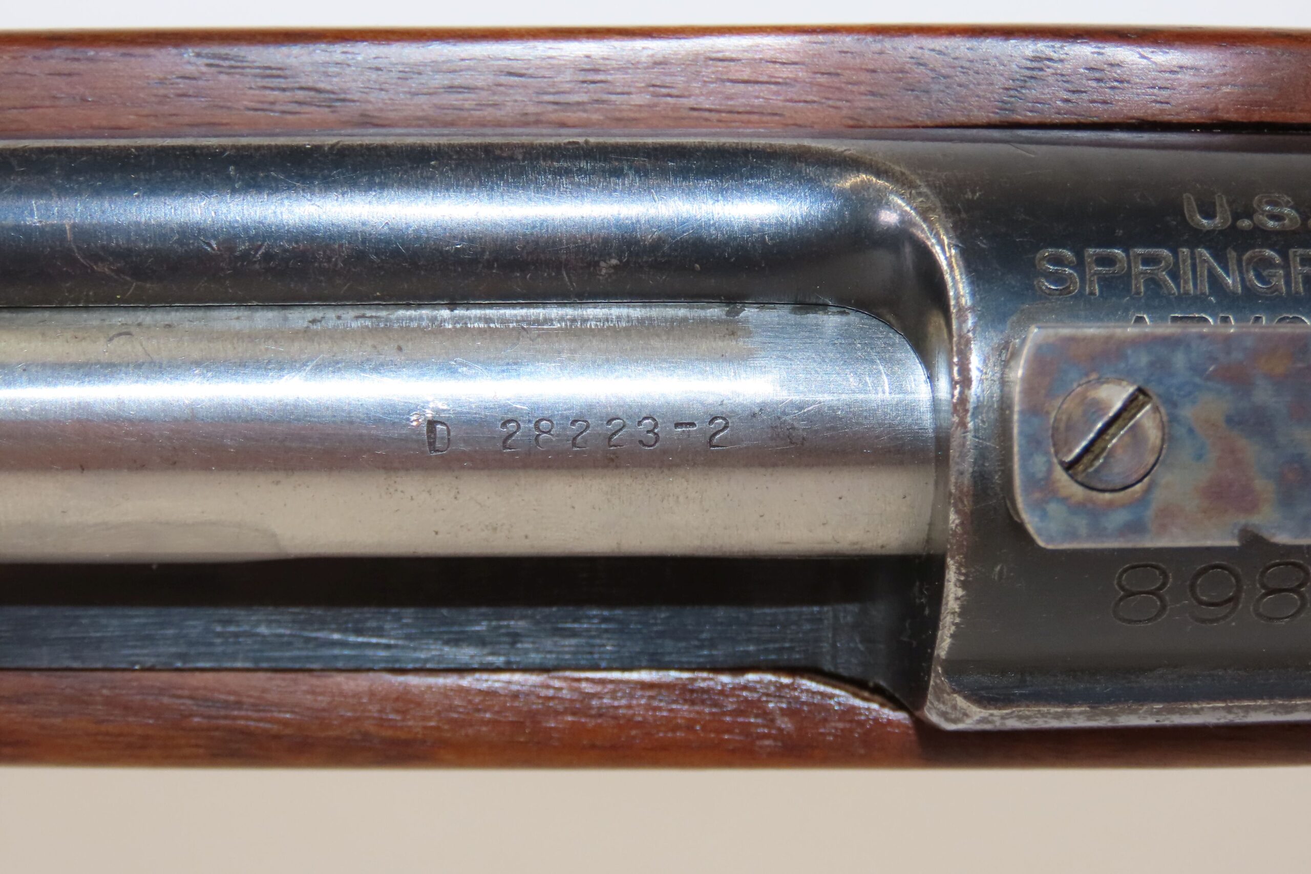 Scarce U.S. SPRINGFIELD M2 Model .22 RF C&R TRAINING Rifle w/SLING & RISER INTERWAR / World War II Era “PRACTICE” Rifle - Image 11
